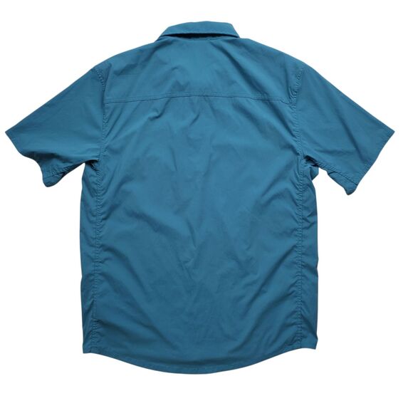 REI Co-op Trailmade Shirt Mens Medium Teal Nylon Hiking Outdoor UPF Performance - Picture 7 of 9